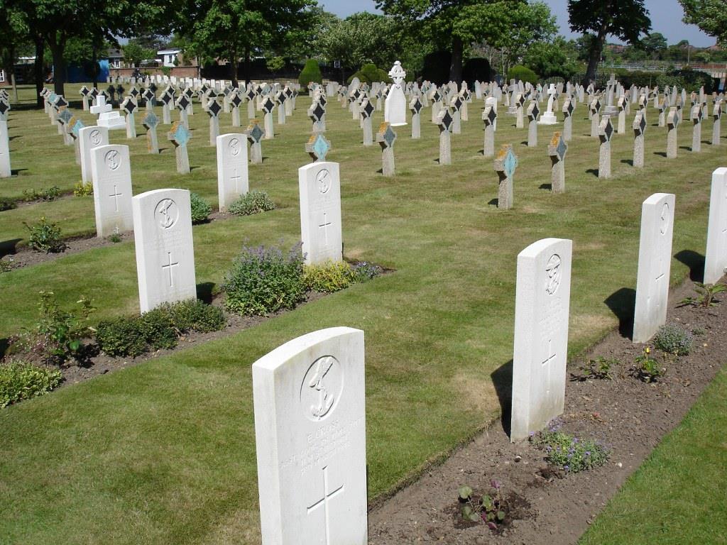 Haslar Royal Naval Cemetery, Gosport, Hampshire, England During both wars, Gosport was a significant sea port and Naval depot, with many government factories and installations based there, as well as