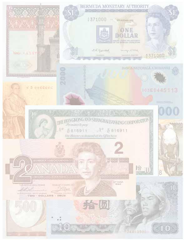 WORLDWIDE ISSUED CURRENCY