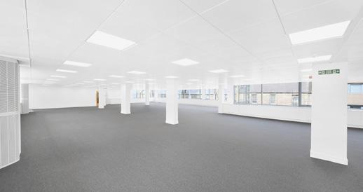 passenger lifts serving all floors An Intercell raised access floor system to all office areas providing a clear void of 60mm A metal tile suspended ceiling throughout all office areas with new