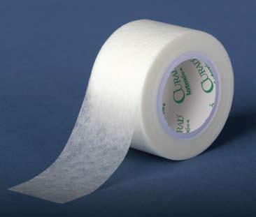 WE HELP HEAL Adhesive Tapes Re-engineered for just the right adhesion CURAD Paper Tape Compare to Micropore * A gentle, breathable tape for sensitive skin, recommended especially for pediatric and