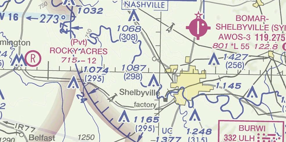 VFR HOLDING PATTERN: ROUTE 16 HOLD 083 @ 18NM JUNKYARD ON RT.16 N35 32 08.45 W86 31 09.10 SHELBYVILLE MUNICIPAL AIRPORT (SYI) N35 33 31.