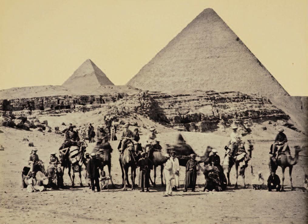 92 CAIRO TO CONSTANTINOPLE [The Prince of Wales and group at the Pyramids, Giza], 5 March 1862.
