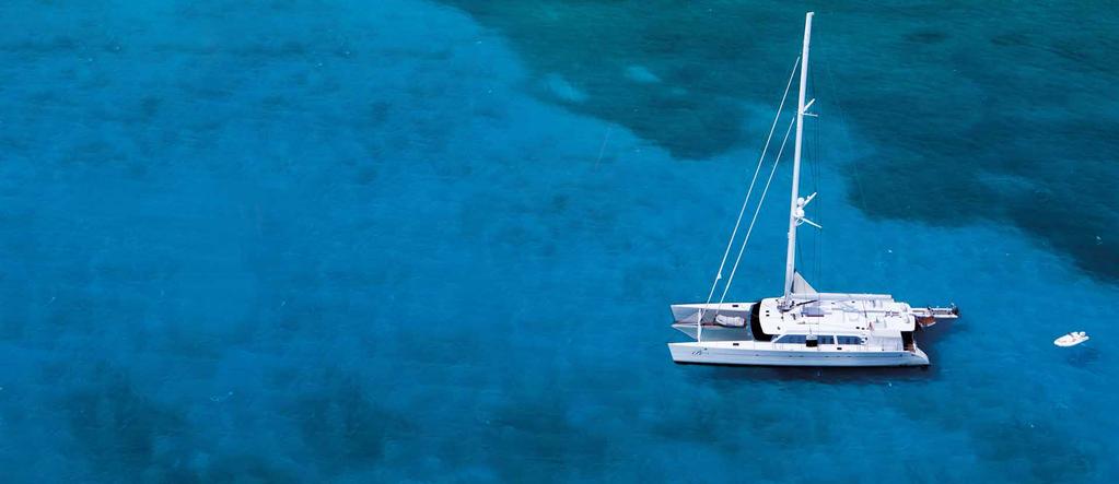WELCOME Necker Belle is a 32-metre (105ft) catamaran with 14-metre beam; that means she s 14 metres wide and sleeps up to 12