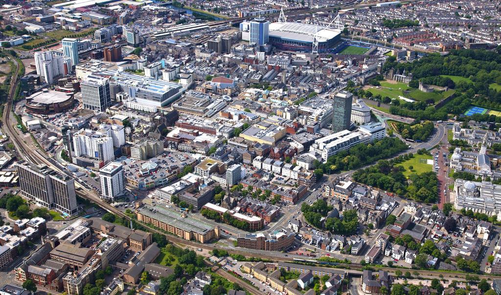 A DENSELY POPULATED STUDENT AREA, WITH SIGNIFICANT TRANSPORT HUBS IN CLOSE PROXIMITY AND HIGH COMMUTER FOOTFALL Cardiff Central Station Motorpoint Arena Cardiff Castle No.
