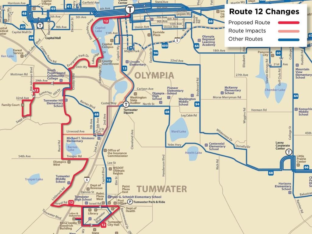 Olympia/Tumwater Service Concept Route 12