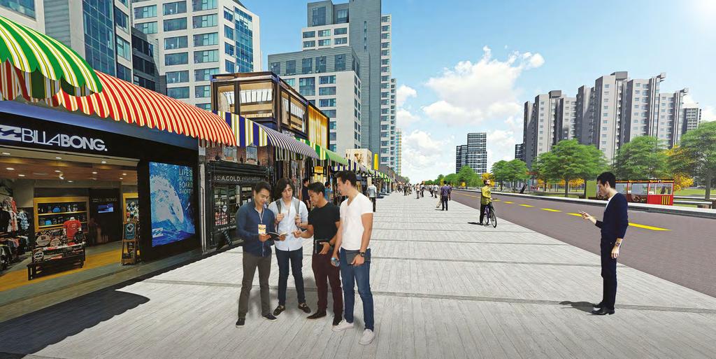 Artist s Impression of Retail Boulevard at