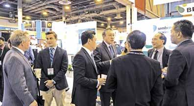 of Sembcorp Marine, Sembcorp Marine was among 24 companies that participated in the OTC as part of the Singapore Pavilion.