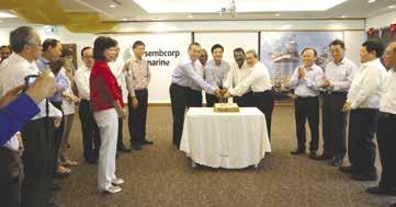 HAPPENINGS Celebrating SG50 On the 50th anniversary of Singapore s independence, Sembcorp Marine was once again a proud participant and sponsor of this special edition of