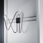 Increased anti-theft security with extremely warp resistant doors: The closed side