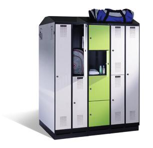 Evolo takes on any challenge Cloakroom furniture and locker systems present special