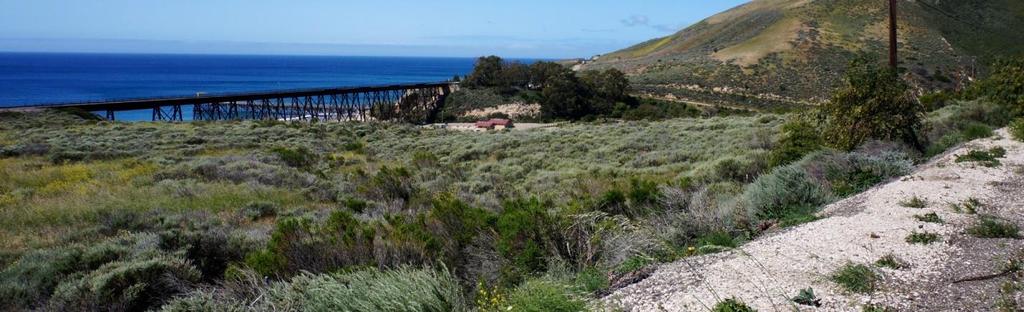 The scenic highway turns away from the coastal terrace, through the majestic Gaviota Pass and concludes at Las Cruces where Highway 101 meets State Route 1.