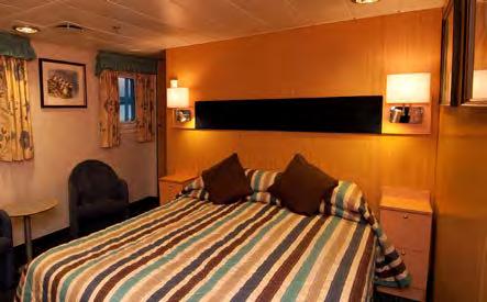 CATEGORY A: OWNER S CABIN (LARGE DOUBLE BED) CABIN 401 CABIN SIZE: Approx. 3.27 x 3.30 metres BED: Double (two fixed beds) 1.