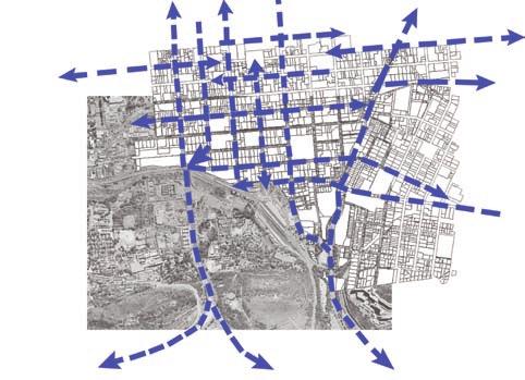 1.1.14 Major pedestrian movement concentrated in