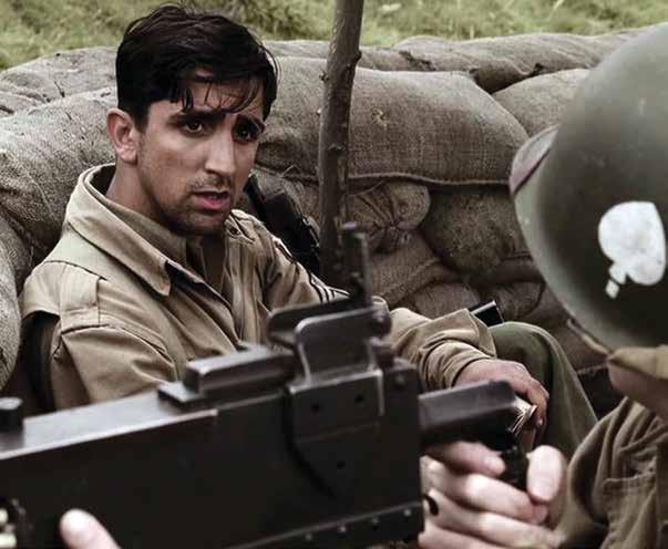 After a number of independent roles, Madio found himself once again, on another Spielberg set, this time as a lead cast member in the Emmy Award-winning HBO miniseries, Band of Brothers, portraying