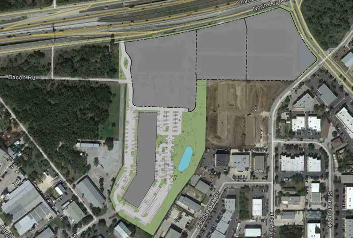 PHASE ONE of a MASTER PLANNED 21-ACRE BUSINESS PARK ACCESS TO FRONTAGE/ W ACCESS TO FRONTAGE/ W ACCESS TO LOCKHILL SELMA FUTURE OFFICE DEVELOPMENT PHASE 2: 5.5 ACRES PHASE 3: 3.1 ACRES PHASE 4: 4.