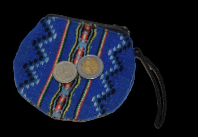 COIN PURSE & SOLES The sol (plural: soles) is the currency of Peru. Many of the coins depict the Coat of arms of Peru, and other symbols of Pre-Columbian Peru.