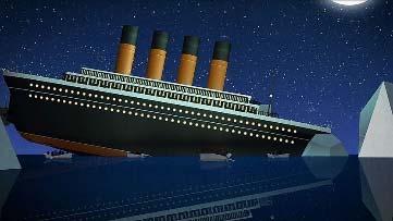 The Titanic The great ship, Titanic, sailed for New York from Southampton on April l0th, 1912. She was carrying 1316 passengers and a crew of 891.