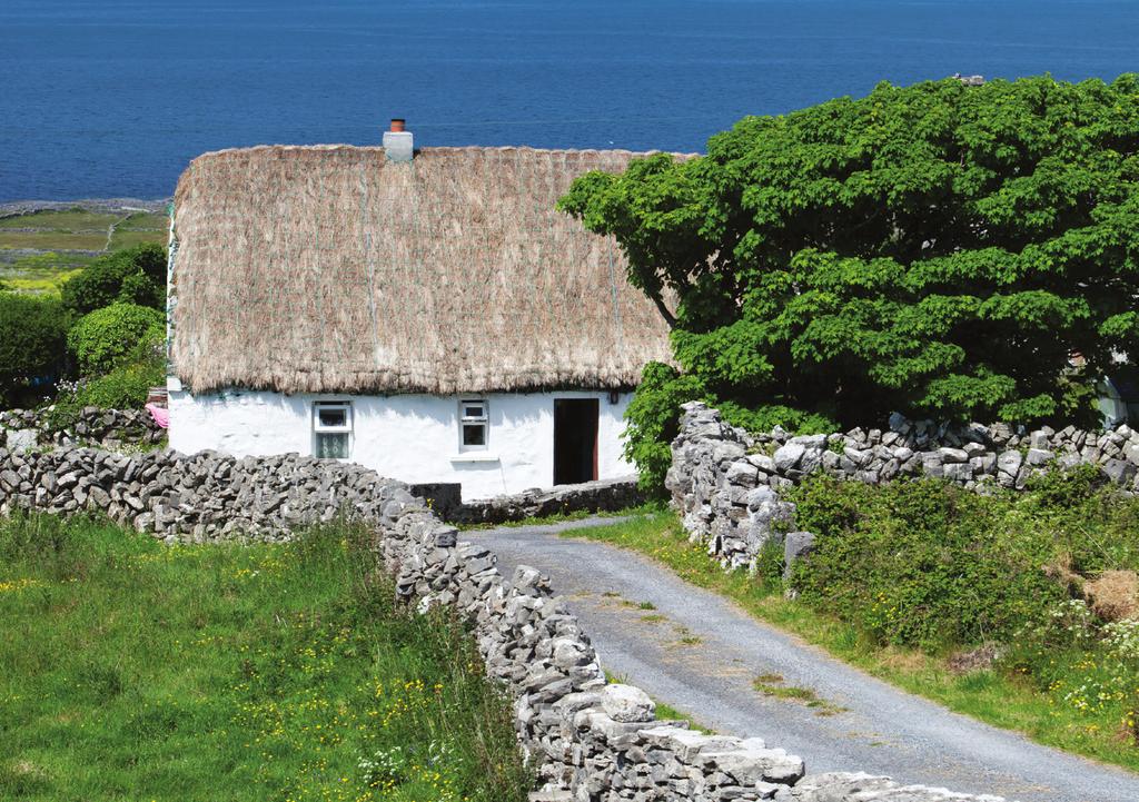 A scene from the Aran Islands, a place beloved by the Irish and by those who visit. tour here, imparting local lore along the way.