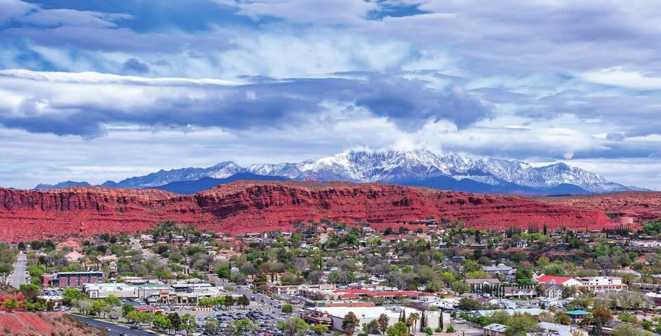 St. George Driving Distance to Major Cities from Property SALT LAKE CITY, UT LAS VEGAS, NV 303 miles 123 miles Location Information WASHINGTON COUNTY is known for warm winter weather, snowbirds, and