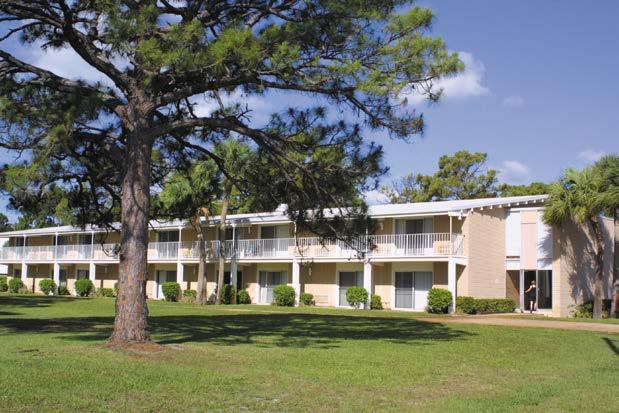 ON-CAMPUS HOUSING Campus housing is conveniently located within walking-distance to academic buildings and the flightline.