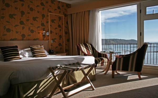 Superior Room: These rooms afford all the comforts of the Garden rooms with Sea Views across St Brelade s Bay.