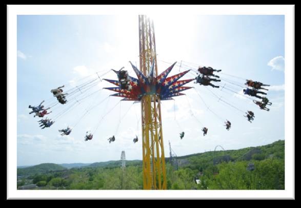 Activity Two: Circular Motion Sky Screamer, Carousel, Jolly Roger, and Big Wheel Connects with K Nex Amusement Park Experience activities on the carousel, swings, Ferris Wheel, and boom ride Stand