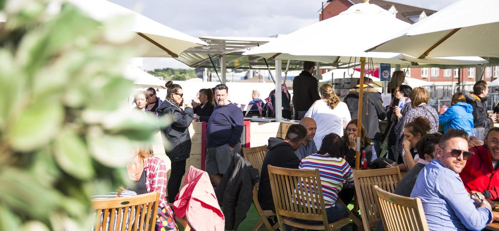FOOD VILLAGE 3PM From 3pm our Food Village will be the ideal place to enjoy the summer weather and be part of the exciting build up to the main event.