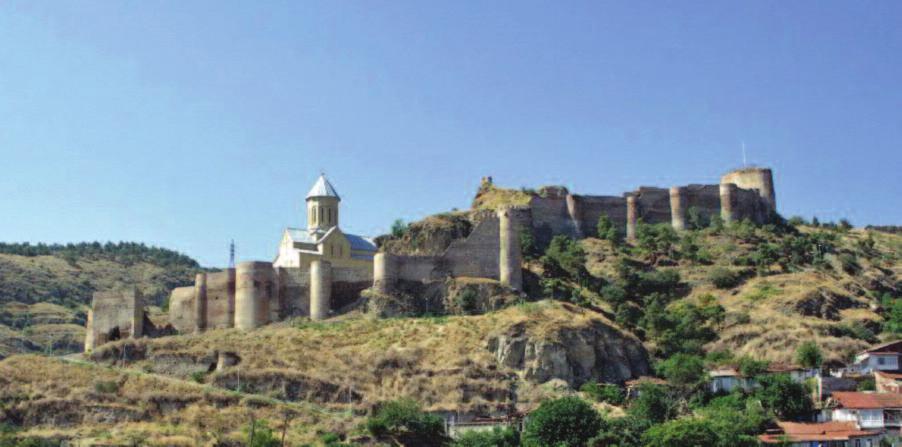 Narikala - the main fortress of Tbilisi (4th c.