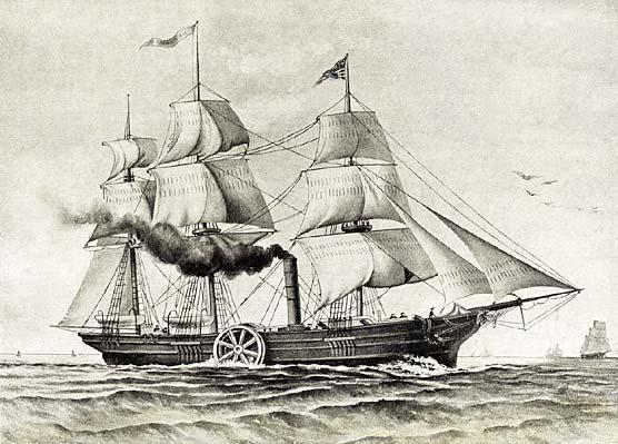 Savannah s was a Name-Sake In 1819, the Steamship Savannah was the first