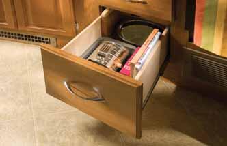 The Under-Sink Storage offers extra storage because we ve designed the plumbing to take up minimal space, unlike many