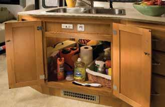 Or not. The Galley puts everything within easy reach like the range, microwave, sink, refrigerator and pantry.