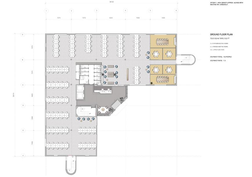 Car Ground Floor FLOOR PLANS Indicative layout of 442 person occupancy. Additional space plans available upon request. TEA POINT MEETING ROOMS UP OPEN PLAN OFFICE UP RECEPTION UP 1.0 SECOND FLOOR 1.