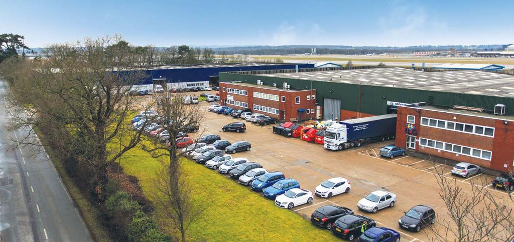 INVESTMENT SUMMARY - Multi-let industrial Estate in Crawley; the leading commercial centre in West Sussex with excellent connections to the M23 and M25.
