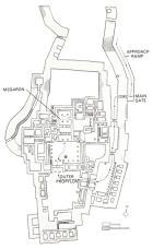 Plan of Tiryns; Center of