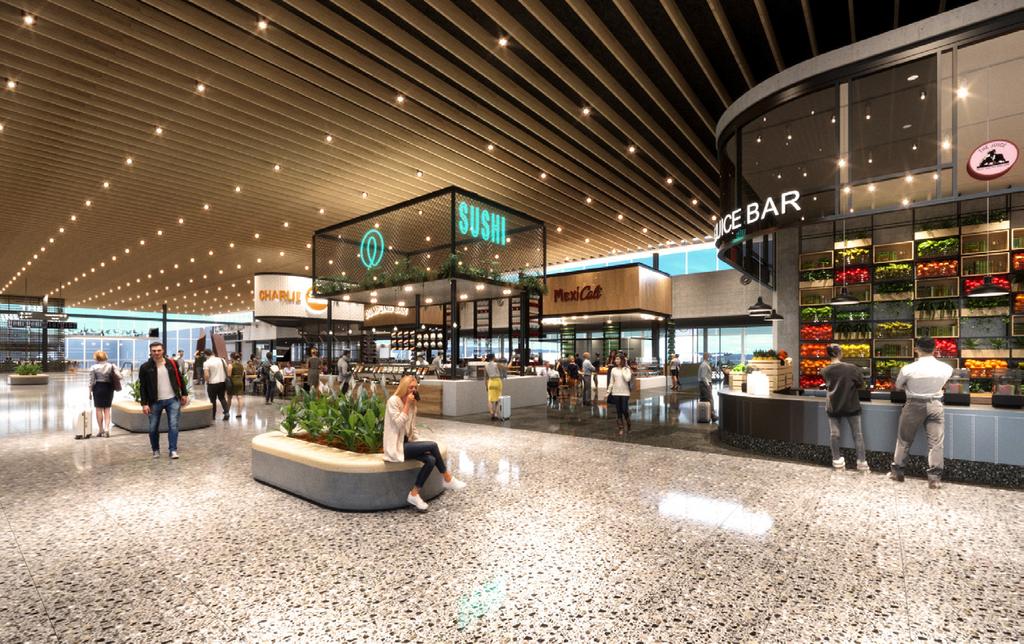 CASUAL DINING & SOUTH AUSTRALIAN PROVIDORE The terminal expansion will ensure Adelaide Airport provides