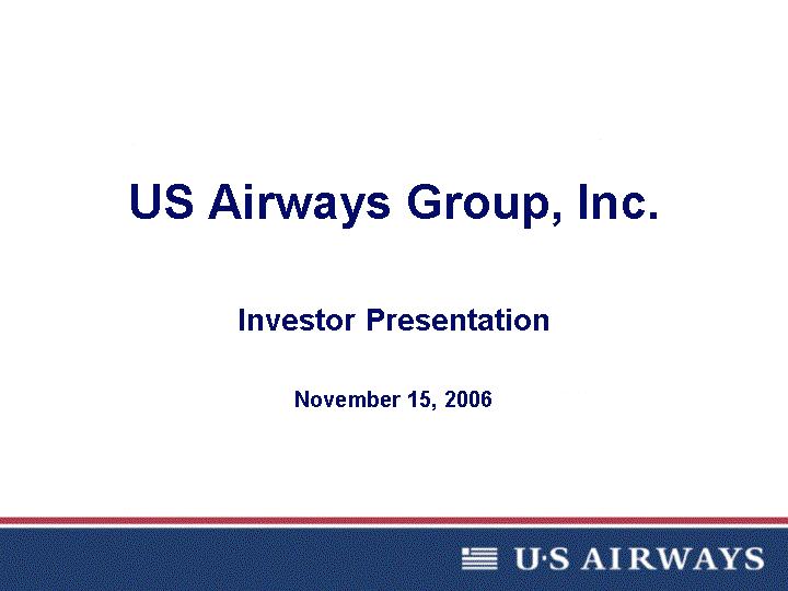 USAirwaysGroup,Inc.