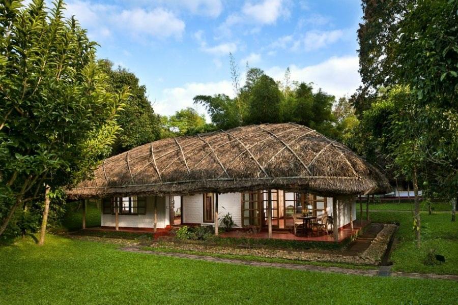 SPICE VILLAGE Spice village is set in fourteen acres of forest covered hills on the border of Periyar Tiger Reserve.