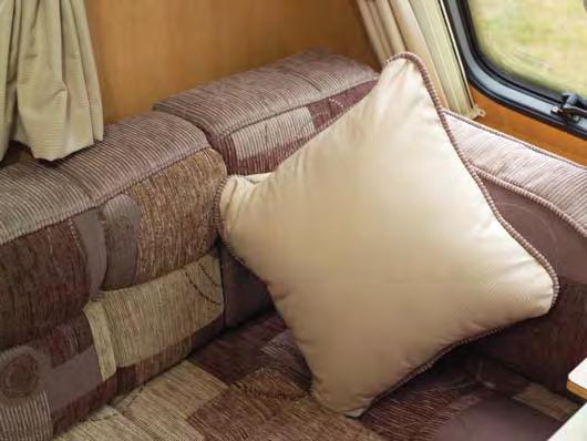 ) 6998mm / 23 Bed Options Front: 2 x Single OR 1 x Double Crusader Xander Upholstery Supercyclone - 4 Berth Length (Int.