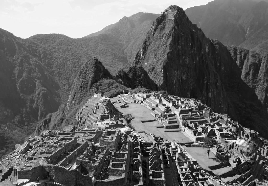 Machu Picchu under Threat from the Pressures of Tourism 4 Machu Picchu, an Inca citadel located in the Andes Mountains of Peru, is one of the world s most well known sacred places.