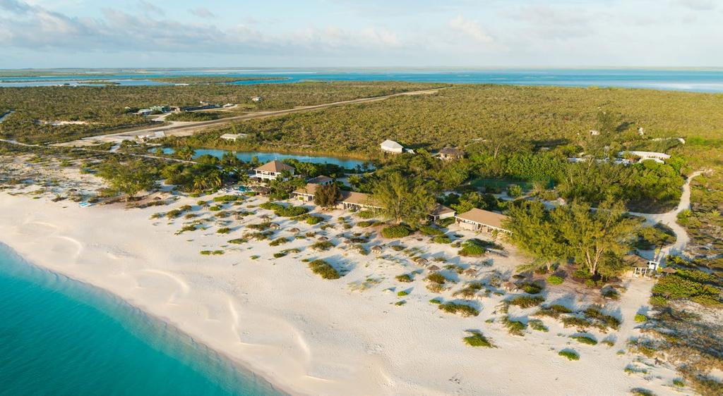 Pine Cay is level, sandy and has several distinct zones of vegetation.