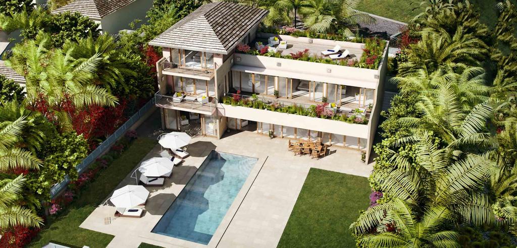 The design of each house is based upon the principles of relaxed Caribbean living. The rooms flow effortlessly into separate areas to suit your mood.