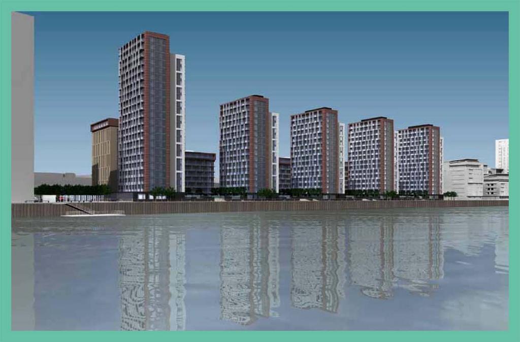 Glasgow Harbour Phase 2 housing designed by Gordon