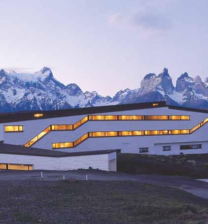 The Explora Lodge The Explora Lodge in Torres del Paine National Park is the best hotel in Patagonia and sets an international standard for luxury.
