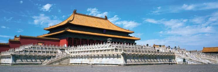 Then visit the Forbidden City where, in earlier times, only members of the Emperor s family were permitted. The tour continues to the Summer Palace, a former retreat for the imperial family.
