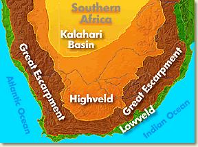 Landforms Most of the region is at a
