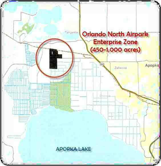 BRIEF OVERVIEW ORLANDO NORTH AIRPARK ENTERPRISE ZONE The Orlando North Airpark Enterprise Zone is a rare opportunity for any company desiring to relocate or open a new operation in the State of