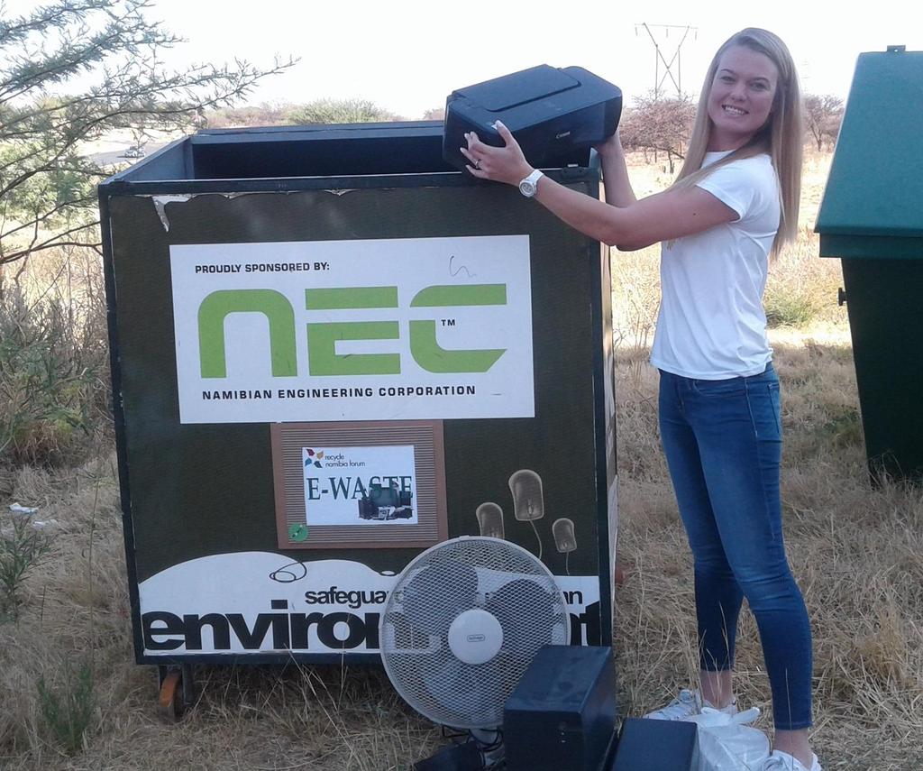 Getting rid of e-waste from their