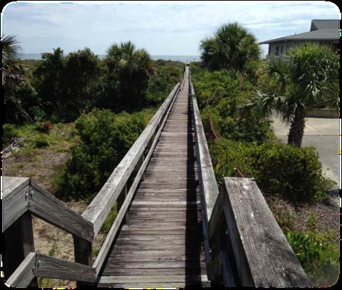 Walkover Rehabilitation Program 99 wooden walkover structures North: 57 structures totaling 5,745 linear feet South: 43 structures totaling 6,460 linear feet Approx half to be rebuilt; remaining to