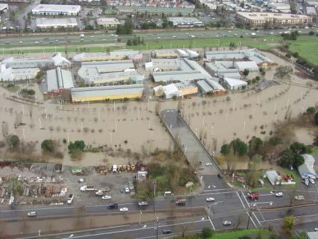 (Aerial view of Factory Outlet Mall flooding, 12/31/05) 2.