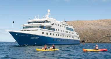 Sky Deck EXPEDITION LOUNGE & LIBRARY 311 311 313 expedition deck veranda 315 314 314 315 Completely refurbished in 2015, the Santa Cruz II is a 90 passenger expedition vessel, ideally suited to